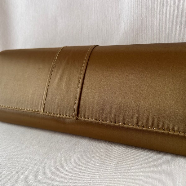 Sleek Bronze Clutch Evening Bag