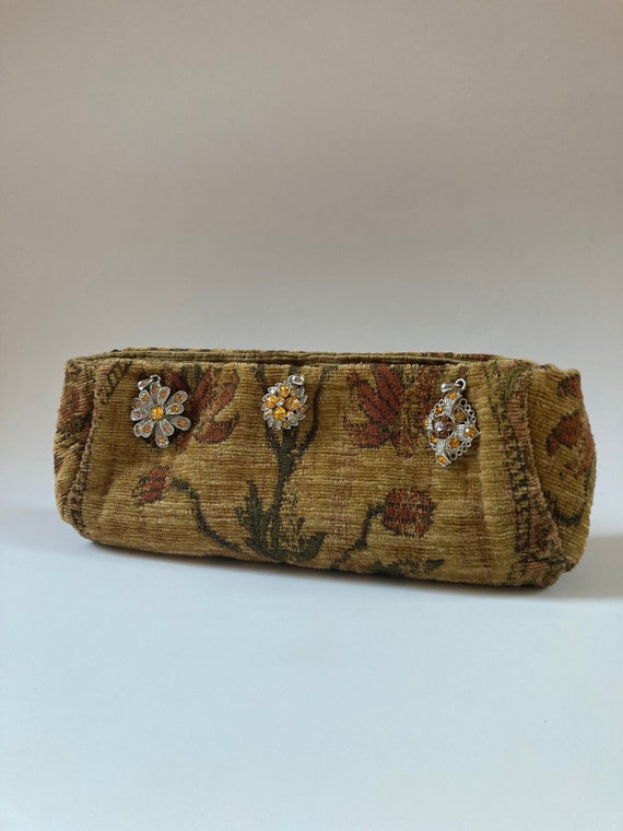 Handmade Chenille Tapestry Clutch