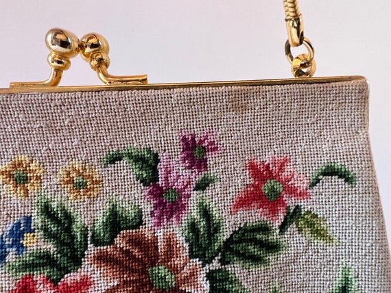 Extraordinary Petit Point Evening Bag - image 8