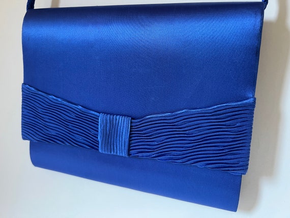 Elegant Royal Blue Evening Bag - image 1