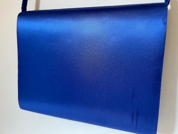 Elegant Royal Blue Evening Bag - image 3