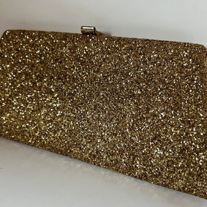 Gold Glitter Evening Bag