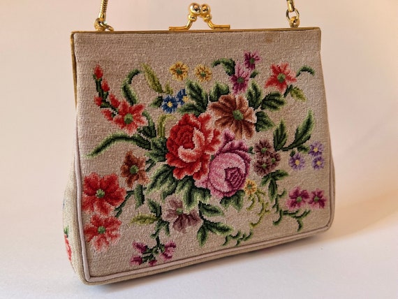 Extraordinary Petit Point Evening Bag - image 4