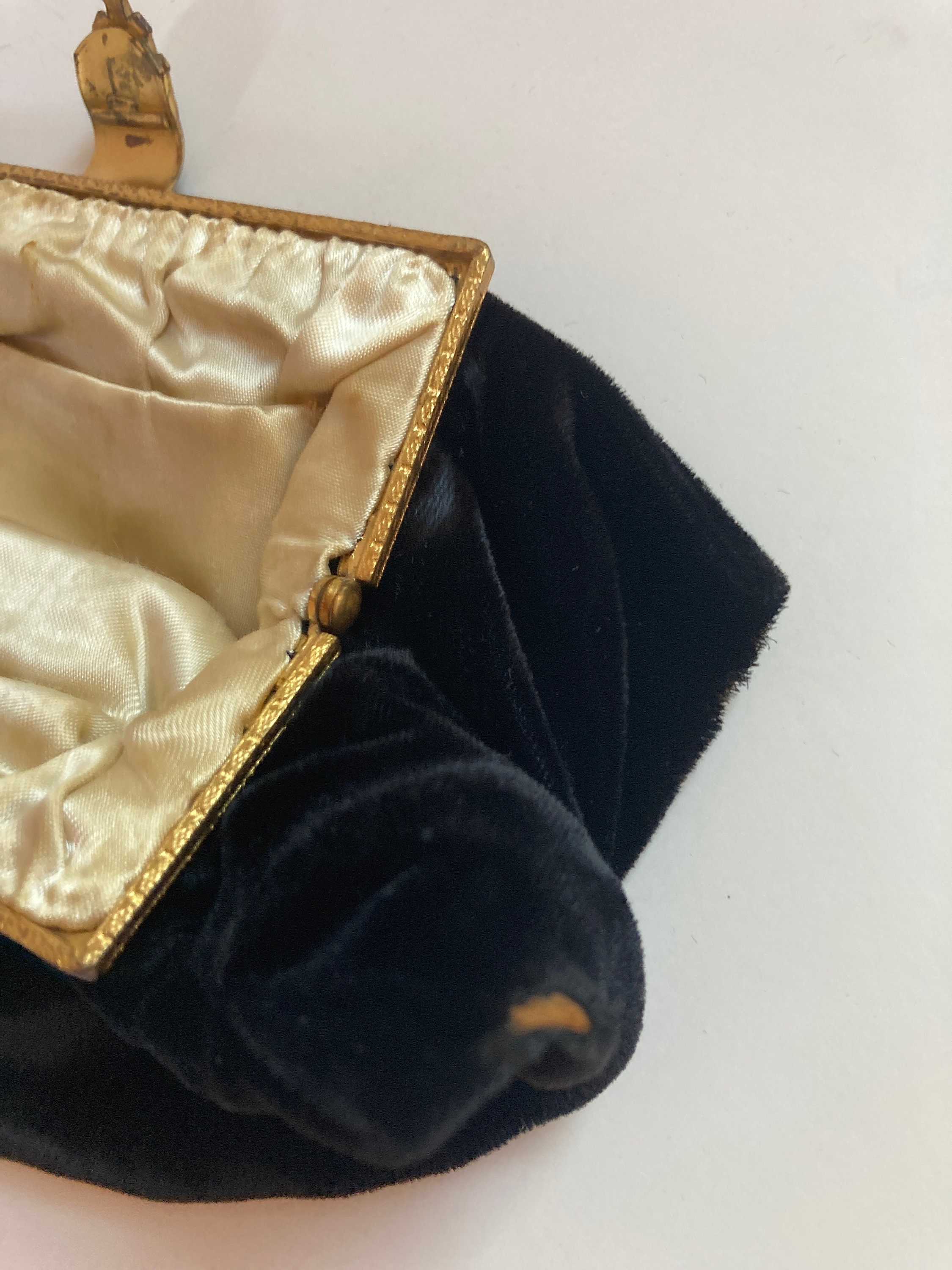 Black Harlow Feather Evening Bag
