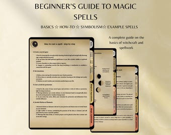 Zauberleitfaden für Anfänger, Digitales Grimoire (PDF Download)