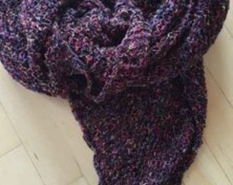 Black scarf, shawl
