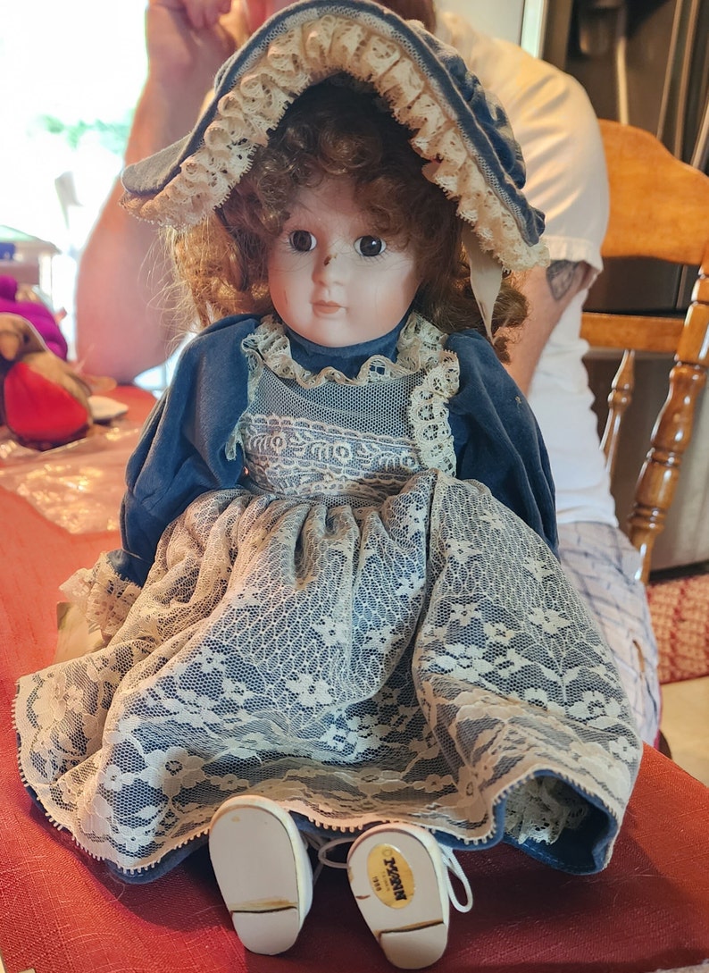 Victorian Doll Collectors Guild Green Dressed Etsy