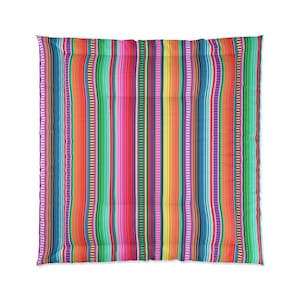 Mexican Double Serape Blanket - Etsy