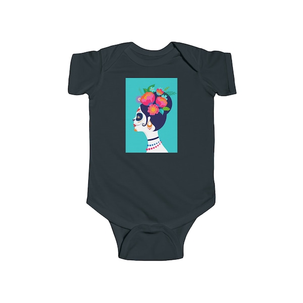 Day Of The Dead Infant Fine Jersey Bodysuit