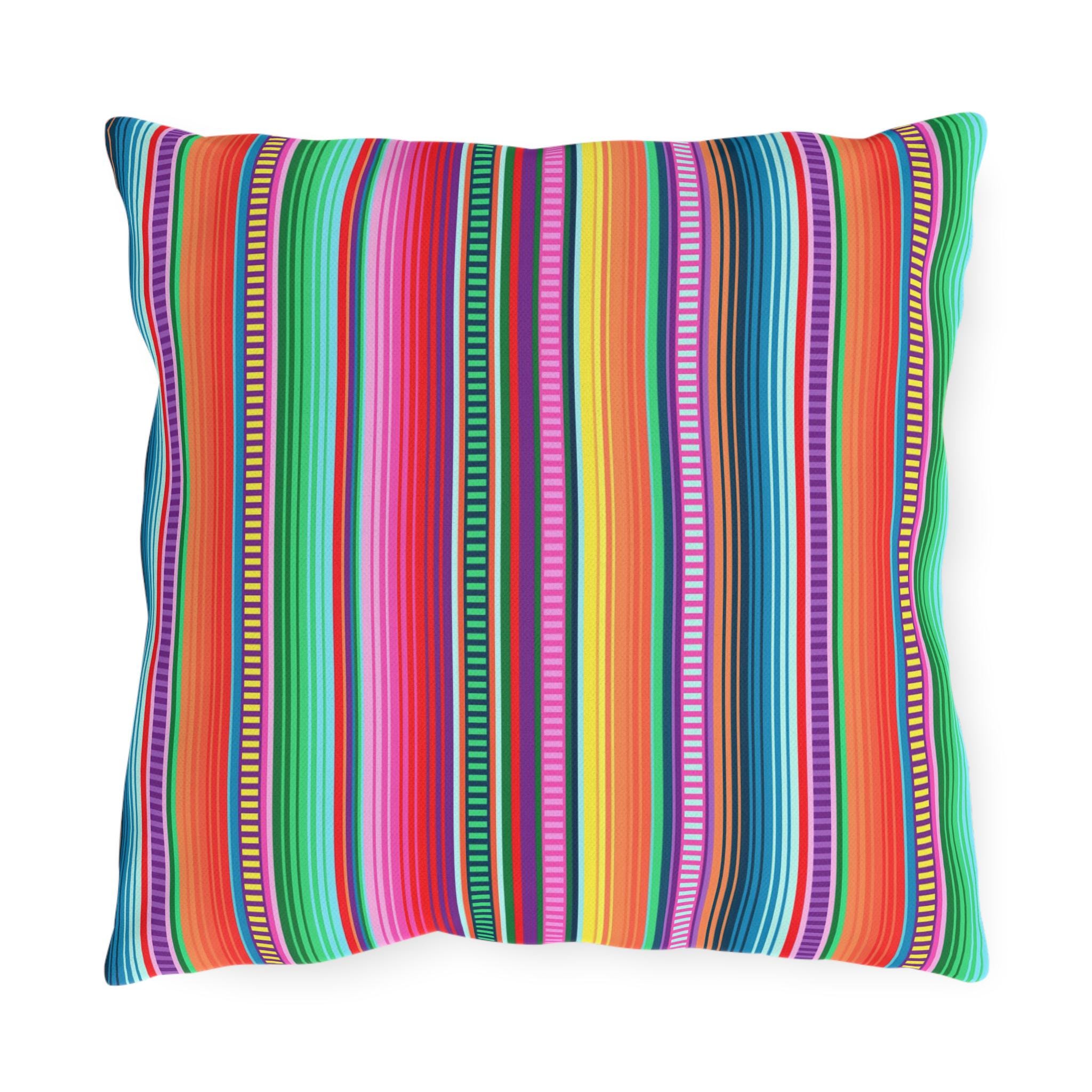 Mexican Serape Outdoor Pillows