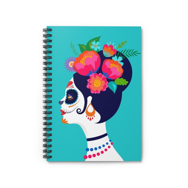 Day of the dead Spiral Notebook - Ruled Line