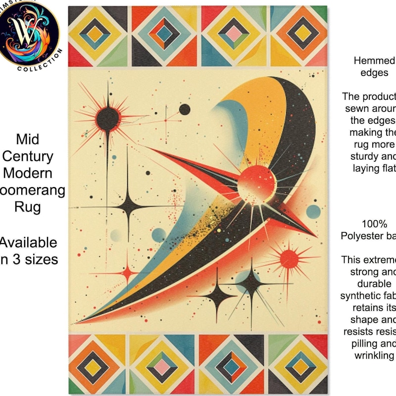 Atomic Boomerang - Etsy