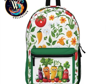 Gardening Lover Backpack: Cottagecore Farm Market Bag