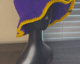 Sombrero de pescador de crochet