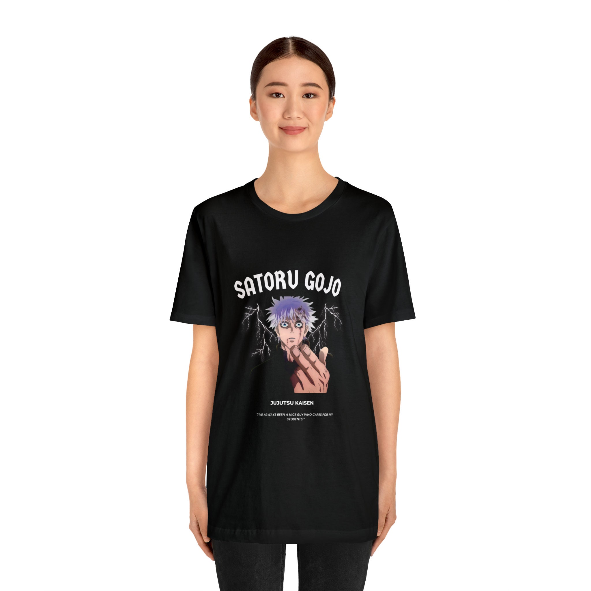 Satoru Gojo Jujutsu Kaisen Anime T-shirt | 100% Cotton | Anime ...
