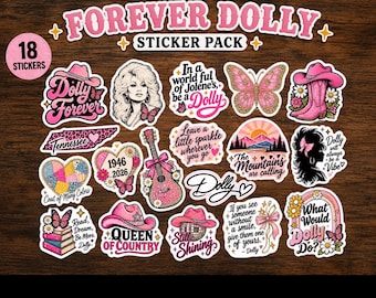 New Dolly Forever Inspired Stickers