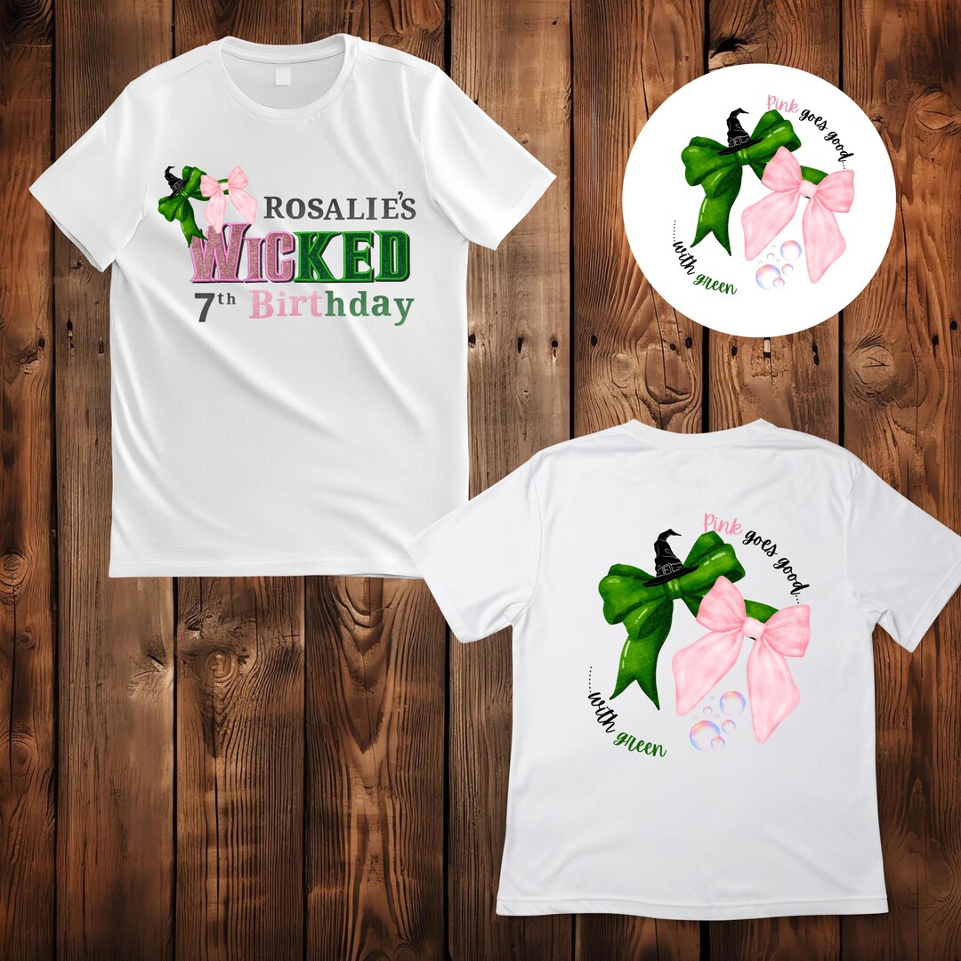 Wicked Inspired Birthday Shirt - Etsy