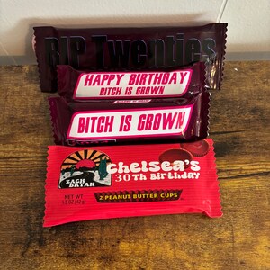 Personalized Candy Wrapper - Etsy