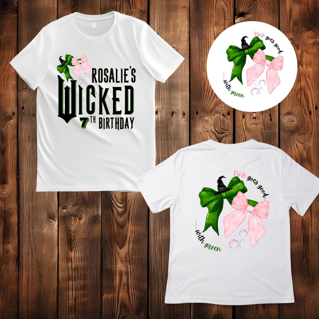 Wicked Inspired Birthday Shirt - Etsy