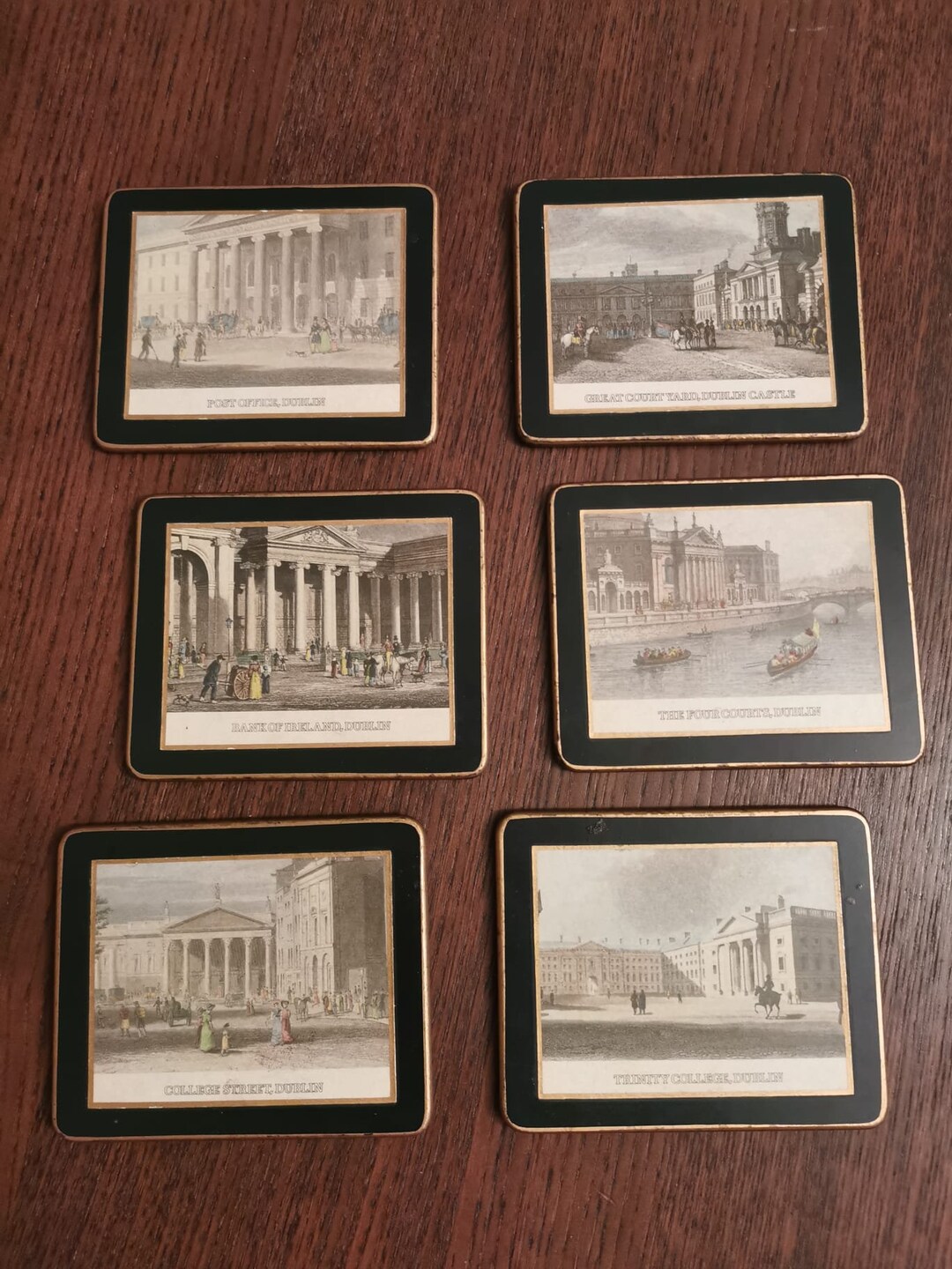 Vintage Lady Clare Table Mats Dublin. Set of Six. Hand Etsy