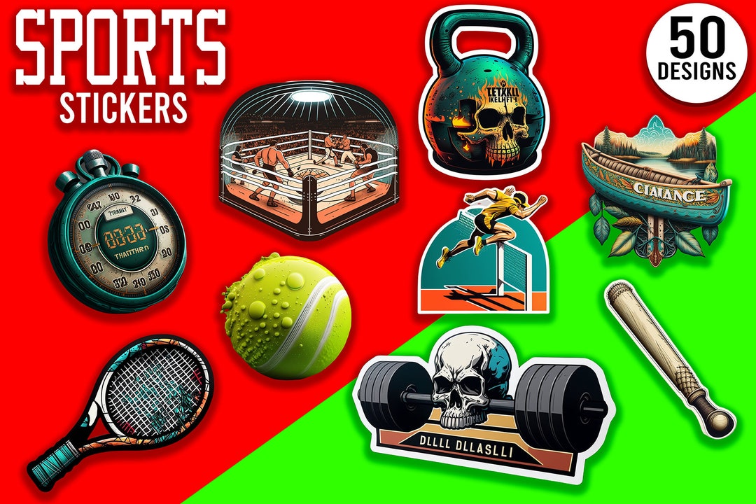 Sports Sticker Pack Digital Sticker Pack High Quality Etsy