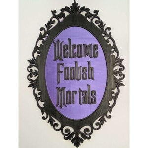 Haunted Mansion Resin Sign 看板 Haunted Mansion ホーンテッドマンション ゲートプレート 実物大