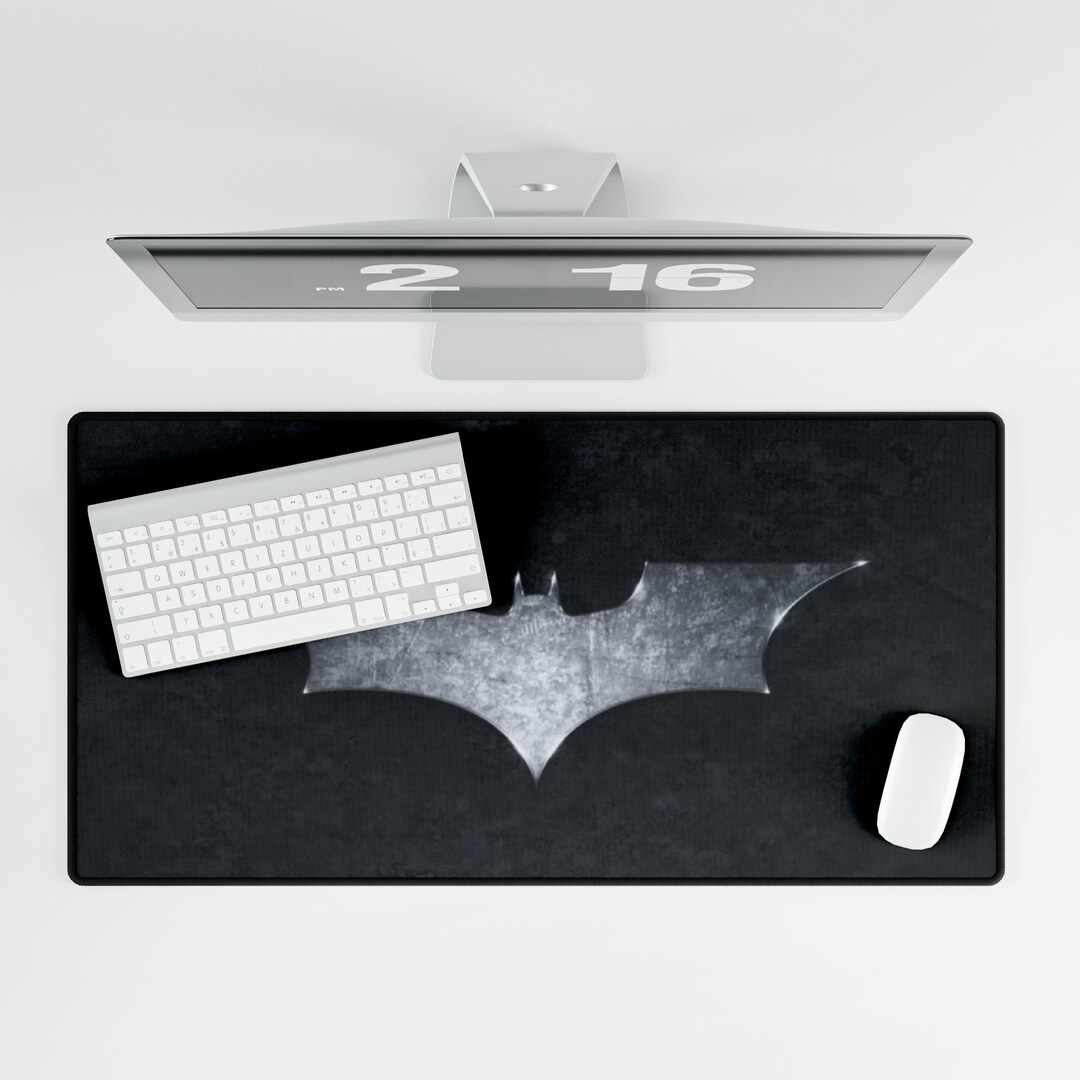 Xl Mouse Pad Batman Mat Batman Desk Mats Batman Mouse Pad Etsy