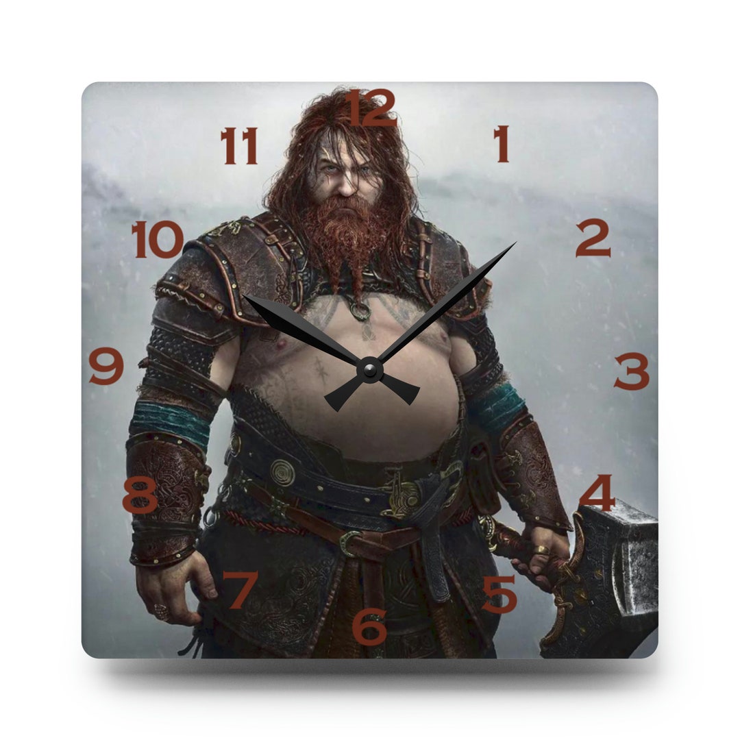 God of War Ragnarok Thor Wall Clock suitable for Gamers and - Etsy
