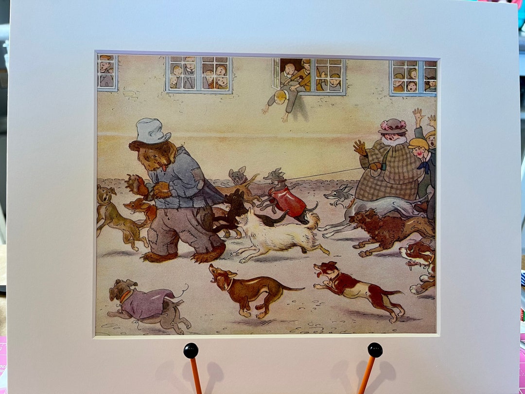 The Begging Bear Print (1933) - Etsy