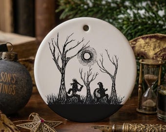 Krampus  Ornament, Spooky Folklore Monster Decor, Scary Holiday Horror Decoration, Victorian Gothic Tree, Krampusnacht ,Tree Gothic