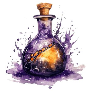 Witch Potion PNG Potion Clipart Magical Potion PNG - Etsy