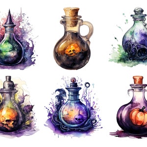 Witch Potion PNG Potion Clipart Magical Potion PNG - Etsy