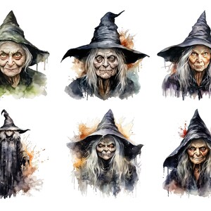 Halloween Witch Clipart, Witch PNG, Halloween Witches, Scary Clipart ...