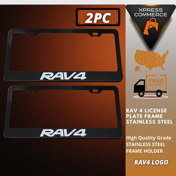 Toyota Rav4 License Plate Frame Etsy