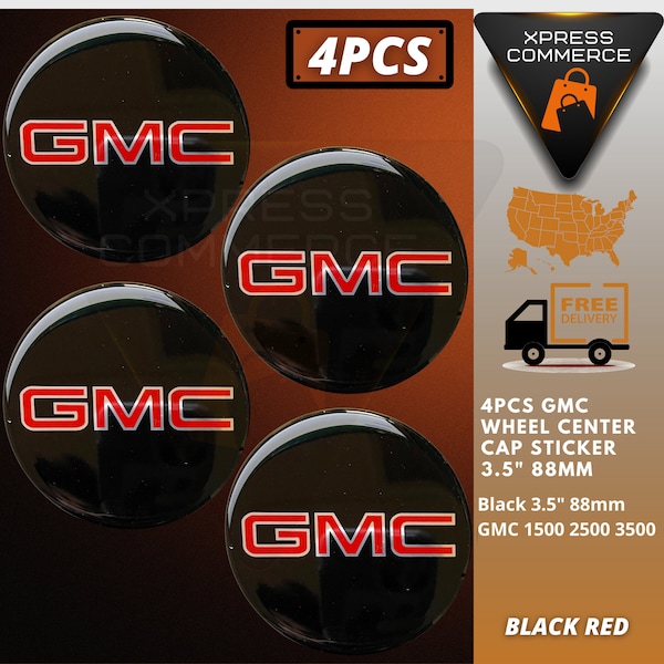 Gmc Center Cap Sticker Etsy