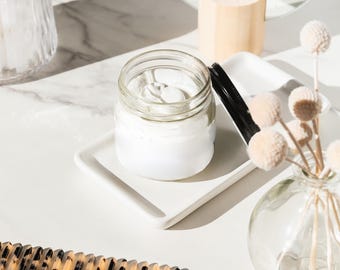 Whipped Body Butter, Whipped Body Butter | Organic Shea Butter Moisturizer, Dry Skin, Glass Jar, Natural Skincare, vegan body butter
