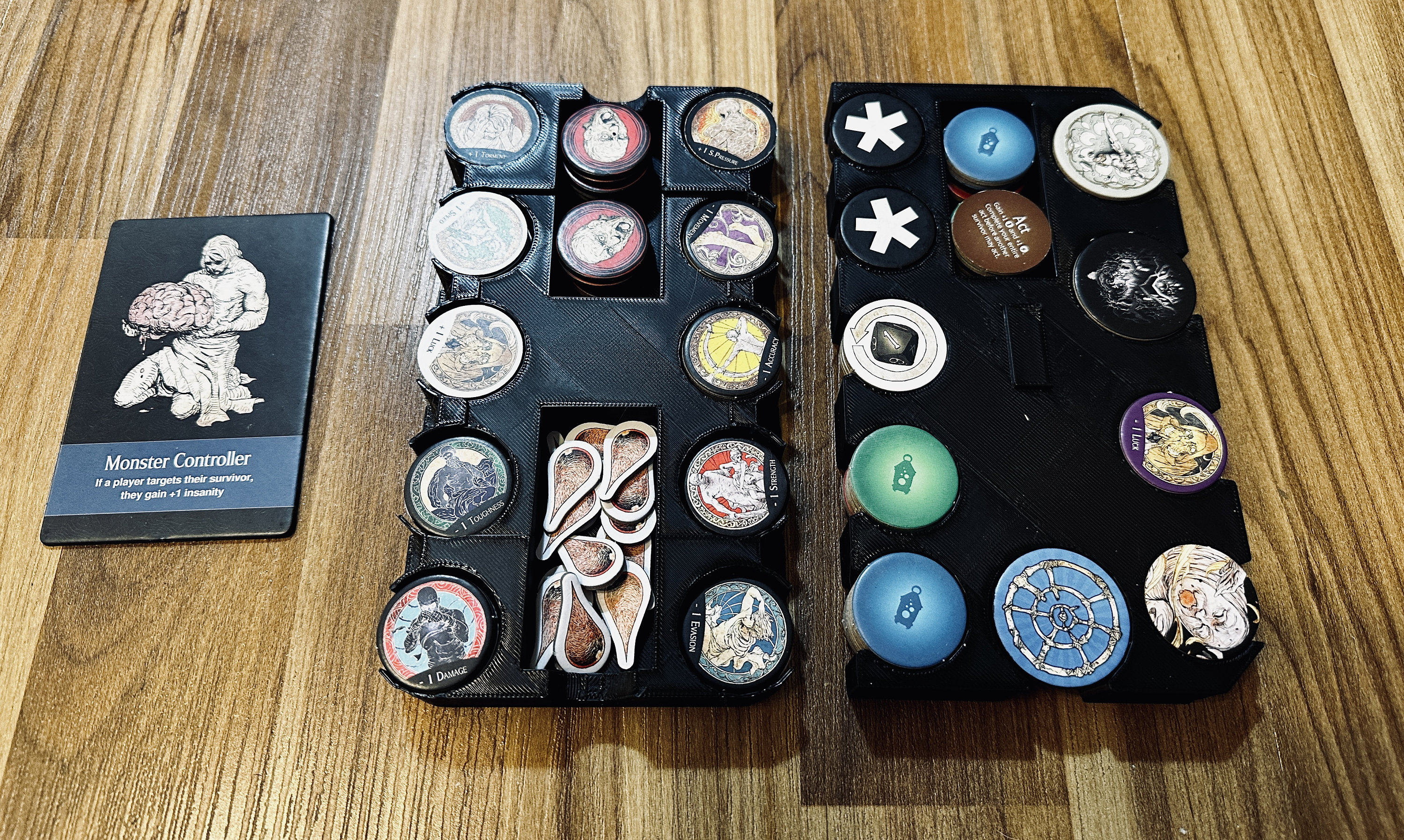 PROTECTEURS DE CARTE - "KINGDOM DEATH MONSTER"  52MM X 52MM 110 Sleeve Kings