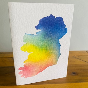 Irlanda colorida Tarjetas de felicitación