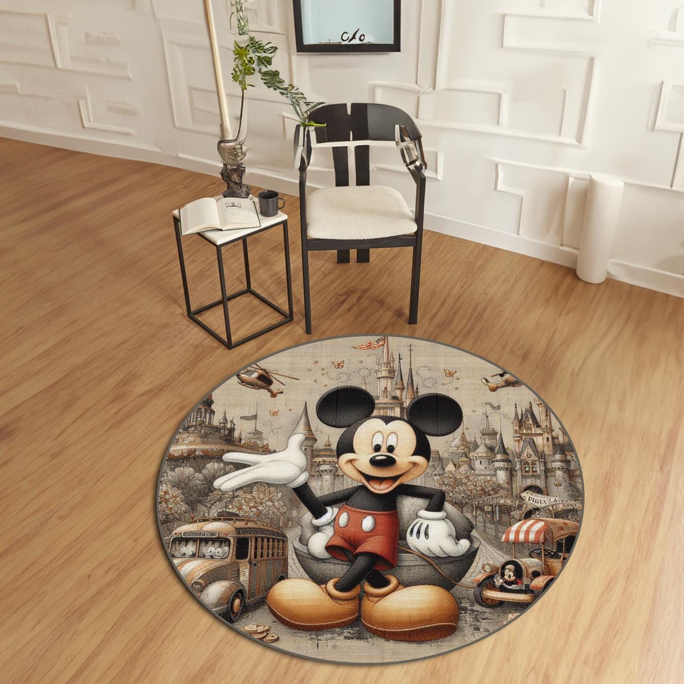 Magical Mickey Mouse Rug, Disney World Rug, Mickey Adventure Rug, Kids ...