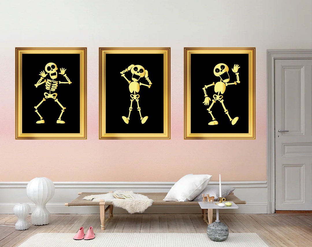 Halloween Gothic Wall Printing Digital Printing Art Etsy