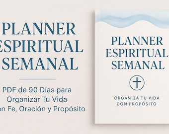 Planner Cristiano PDF – Diario Espiritual y Guia Semanal de 90 Dias para Metas, Oracion y Lectura Biblica
