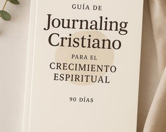 Guía tient un journal avec Cristiano PDF | Diario Espiritual 90 jours | Para escribir orar et crecer con Dios | Télécharger Digital Español | Agenda de Fe