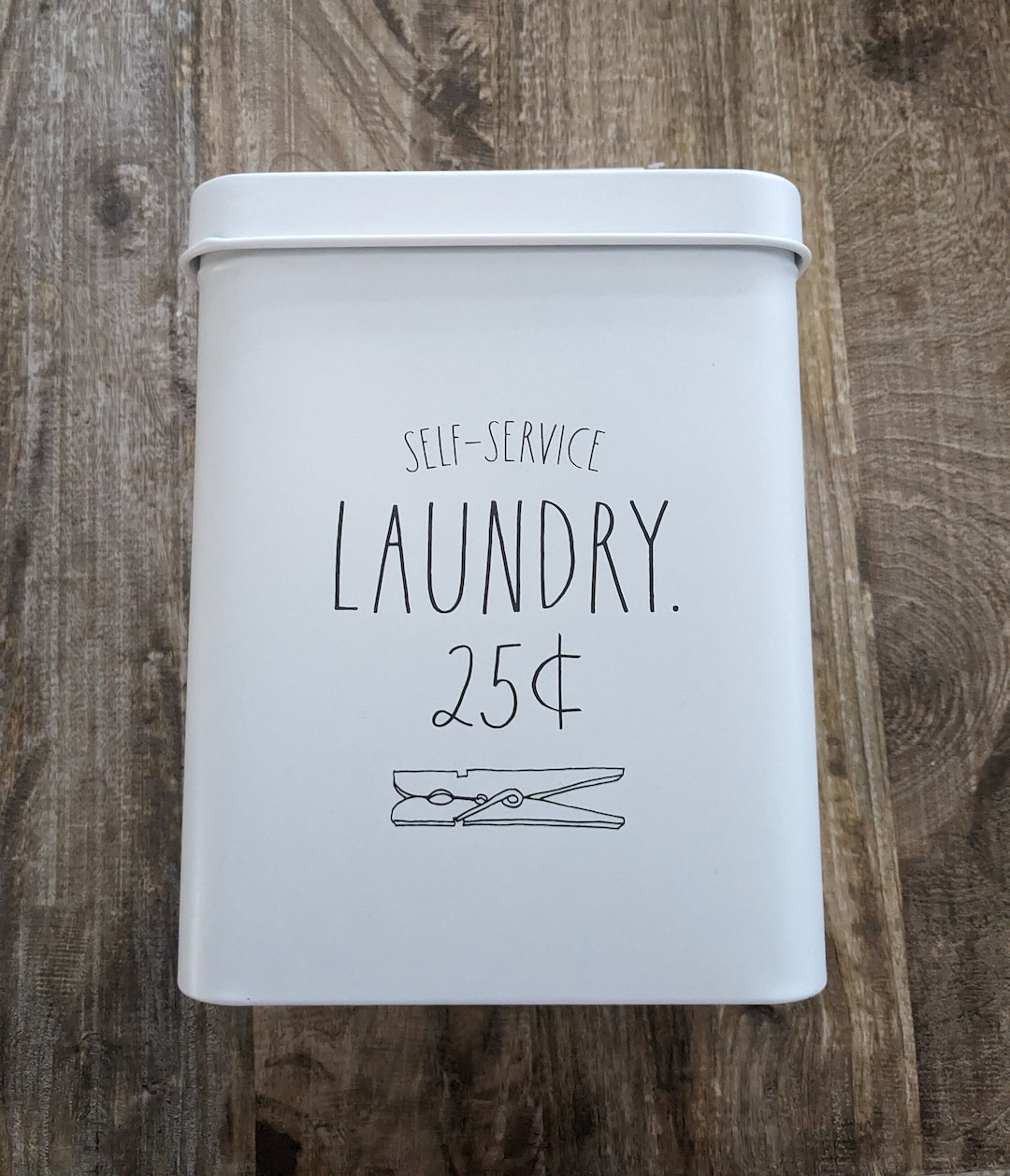 Rae Dunn Laundry Canister With Lid Etsy