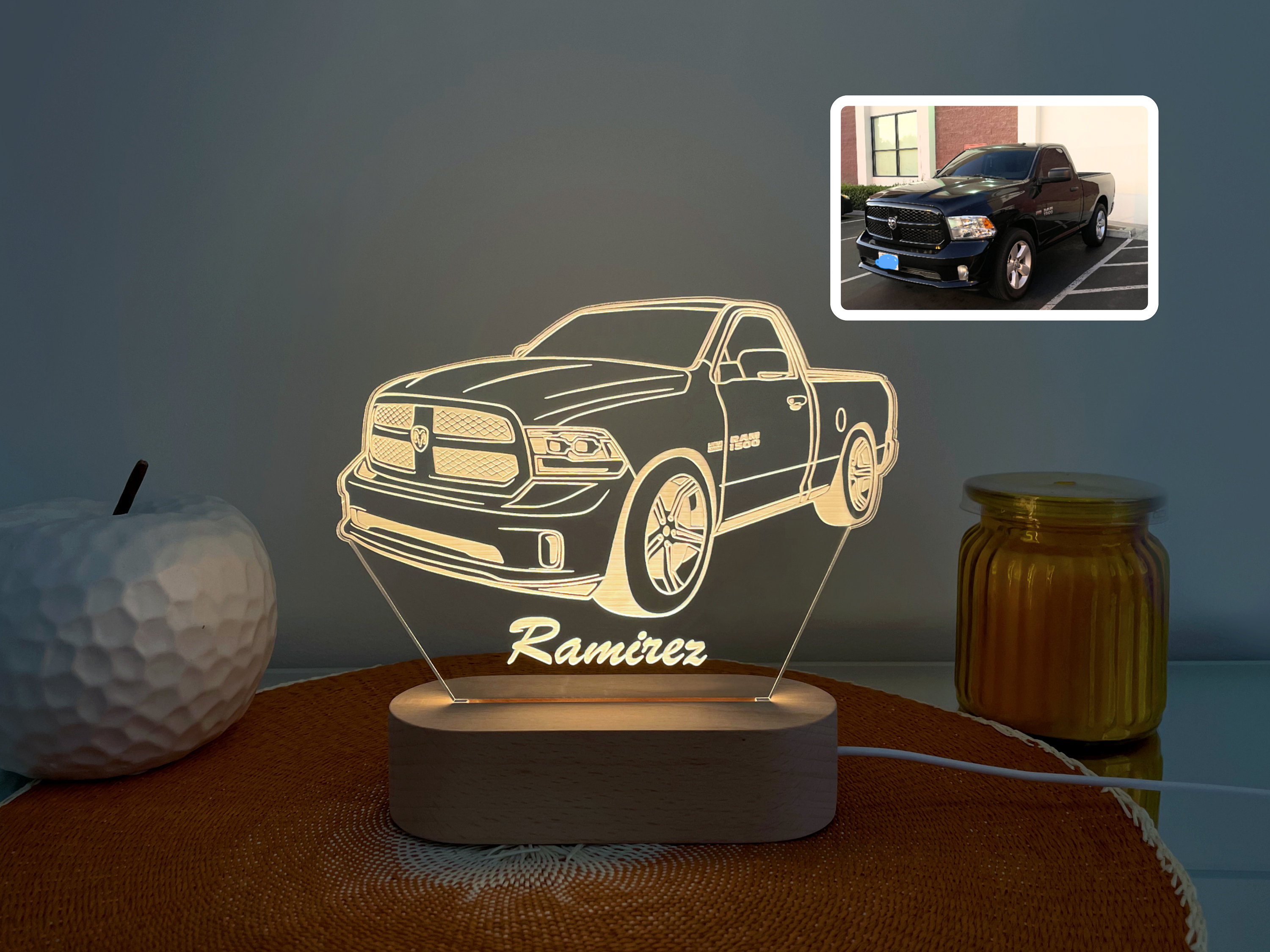 Car 3d Lamp 