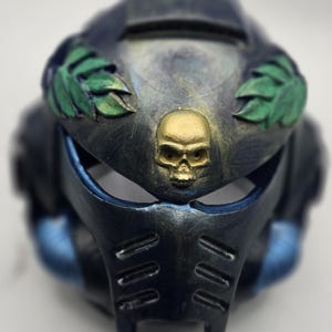 Wearable Ultra Space Marine Helmet for cats.