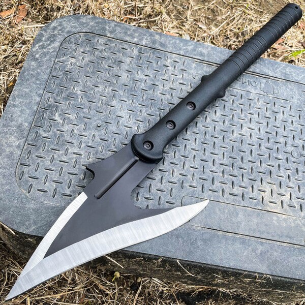 22" Survival Spear Hatchet Axe w/ Sheath