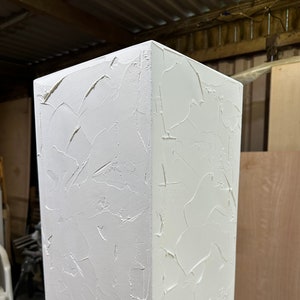 Textured Plinths - Concrete effect - Stone effect - Flower Display -  Wedding Cake - Cake Stand - Shop Display - Display Plinth