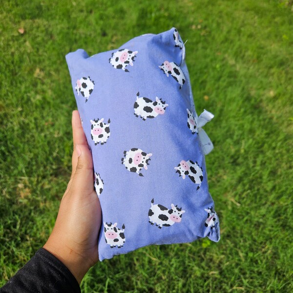 Cow print Baby Nappy and Wipe Clutch holder 2 pack