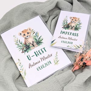 U-Heft Hülle, Impfpass Hülle, Babygeschenk, personalisiert, individualisierbar