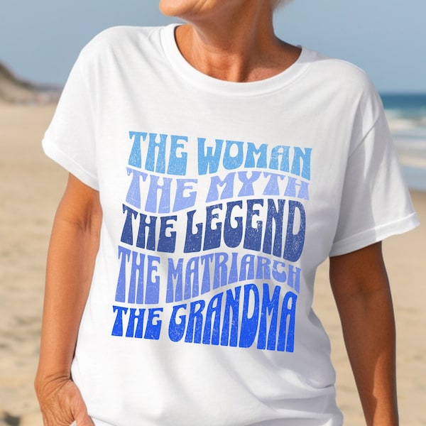 Grandma Sweater The Woman Myth Legend Matriarch Mimi Sweatshirt Gifts for Grandmothers Funny Sweaters Nonna Sweater Christmas gift Grammy